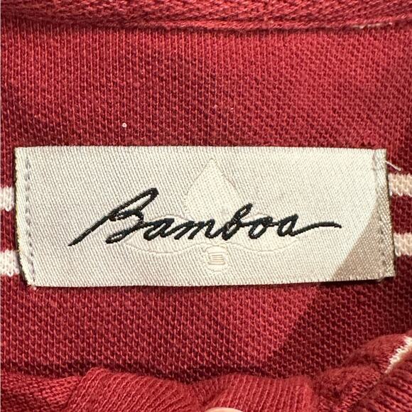 OU University of Oklahoma Men’s XL Red and White Striped Short Sleeve Polo Shirt - Picture 6 of 8